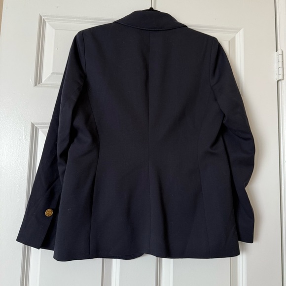 Austin Reed Wool Academia Single Button Navy Blazer Size Medium - Picture 6 of 13